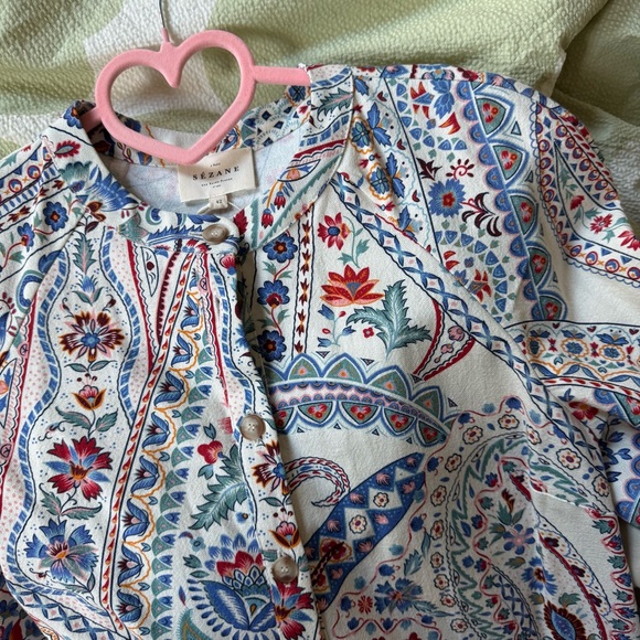 Sezane Caprice dress in milo print - Picture 5 of 6